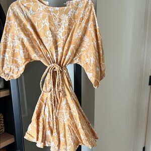 Floral Tie-Waist Dress